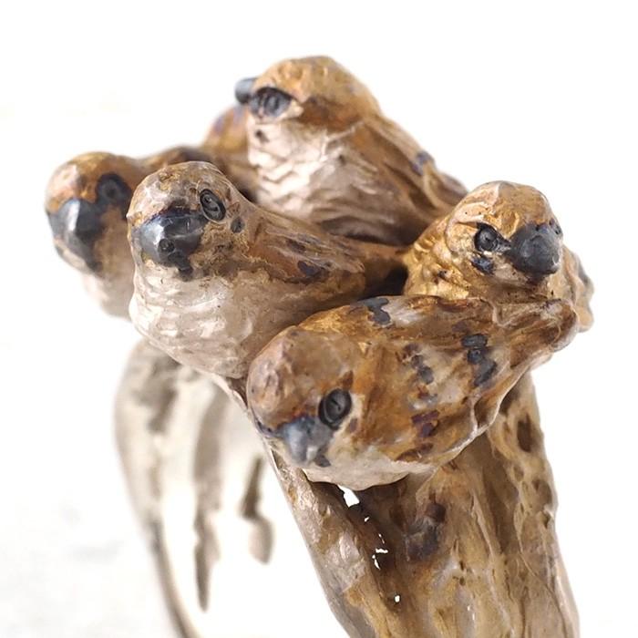 手作りアクセサリー DECOvienya（デコヴィーニャ） おしくらスズメ