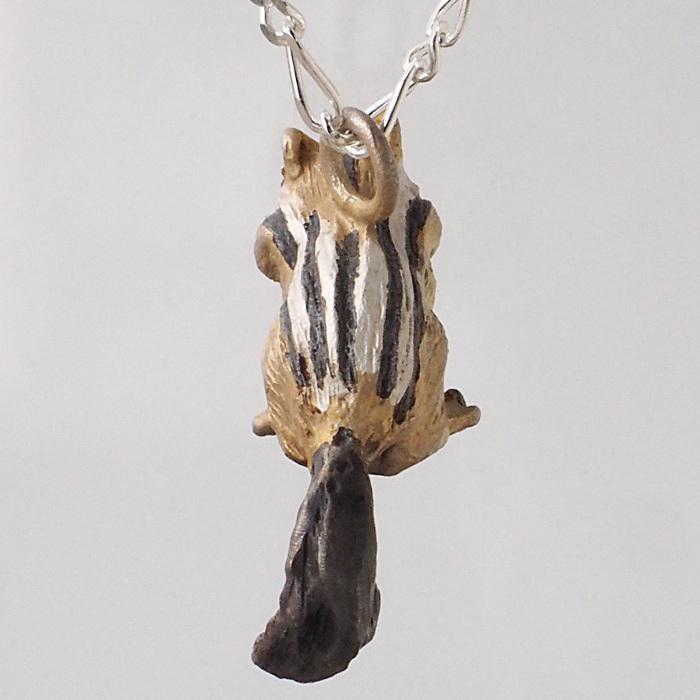 DECOvienya（デコヴィーニャ）お座りシマリスペンダント シルバー925