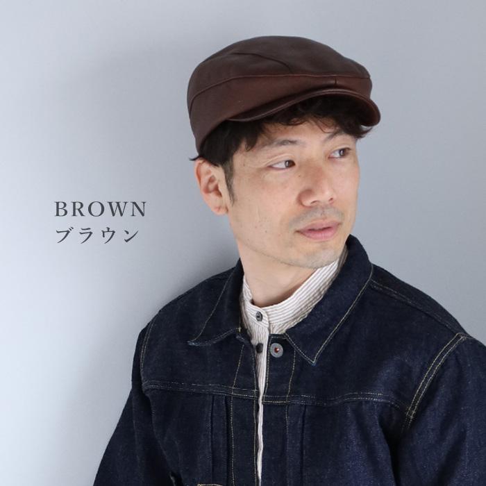 革工房PARLEY（パーリィー） ハンチングハット ディアスキン 鹿革
