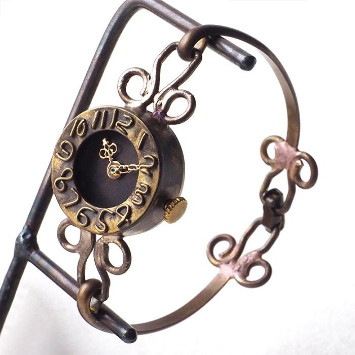 手作り腕時計 ハンドメイド ipsilon(イプシロン) fiore(フィオーレ) 黒