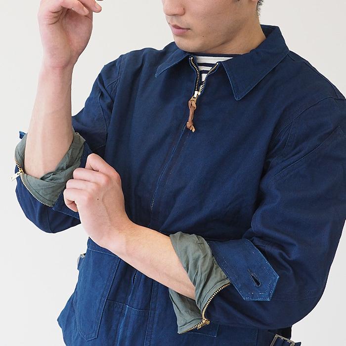 graphzero (グラフゼロ) A-2 エアフォースジャケット インディゴ