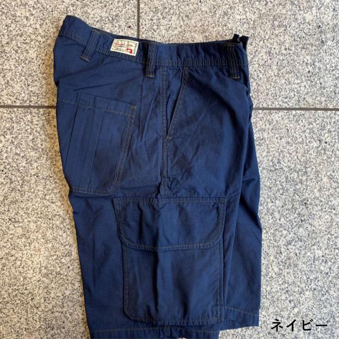 Graphzero グラフゼロ デニム カーゴショートパンツ M 日本製 graphzero（グラフゼロ） カーゴショートパンツ メンズ ネイビー