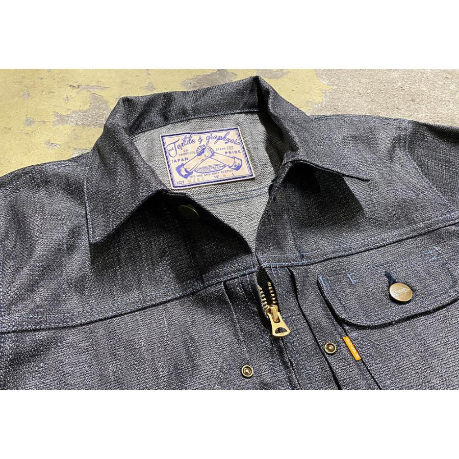 graphzero（グラフゼロ） RidersJEANJACKETMen's コーティングデニム