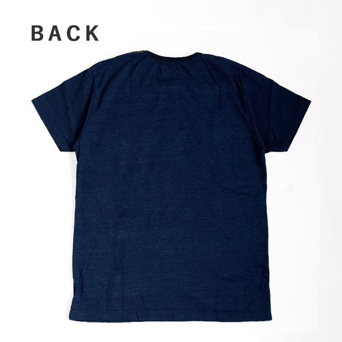 graphzero（グラフゼロ） インディゴ ヘンリーネック Tシャツ 半袖