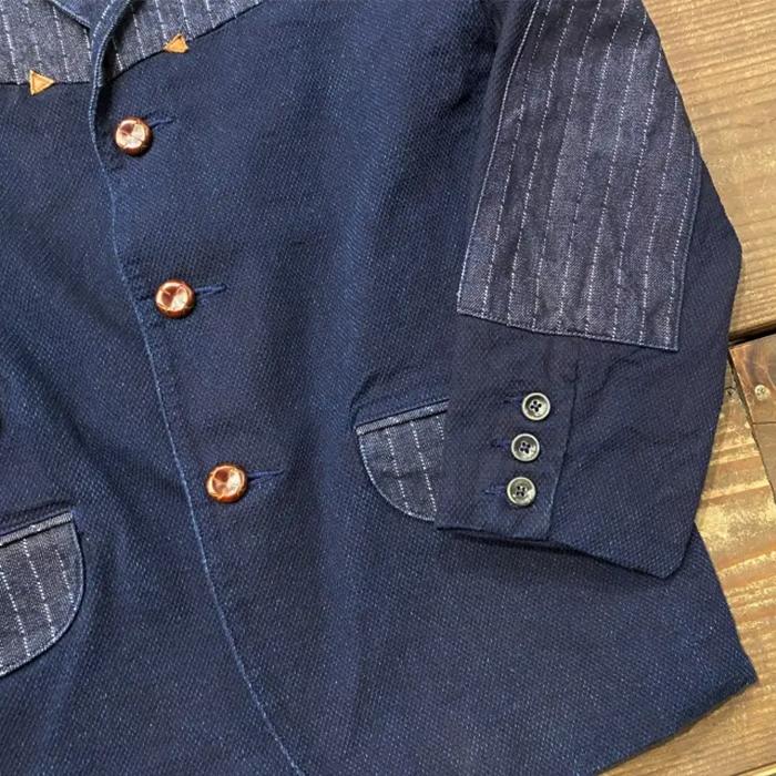 graphzero graphzero(グラフゼロ) 斜子織り（刺子）テーラード