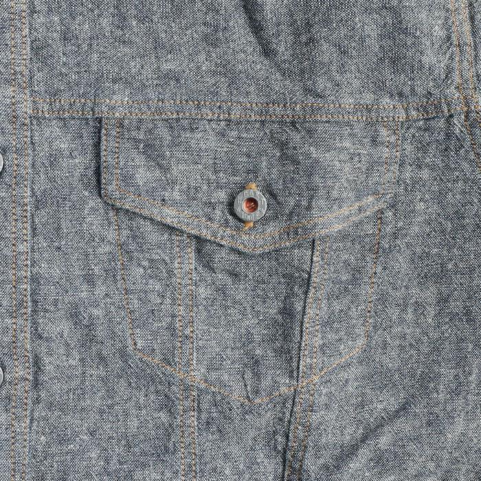 graphzero (グラフゼロ) ジージャン ワーク シャツ 半袖 3rdタイプ インディゴ メンズ レディース 男女兼用 / 岡山 倉敷 児島 ジーンズ デニム ブランド | graphzero | 08