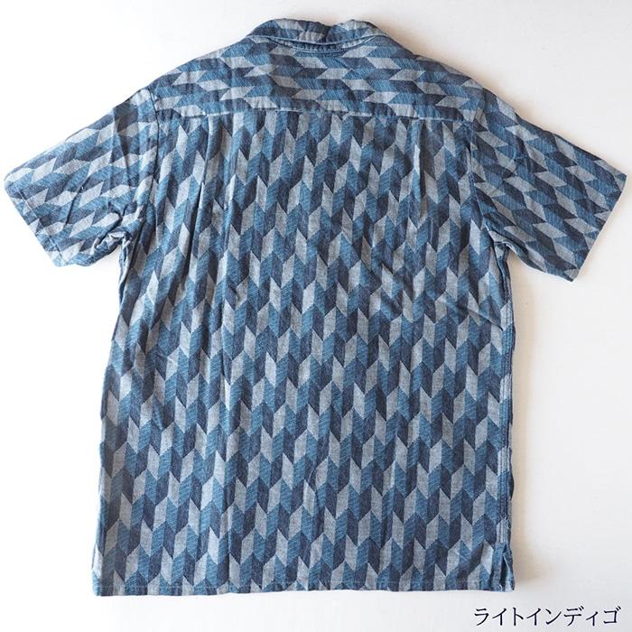 graphzero graphzero(グラフゼロ) オープンカラーシャツ 矢羽根