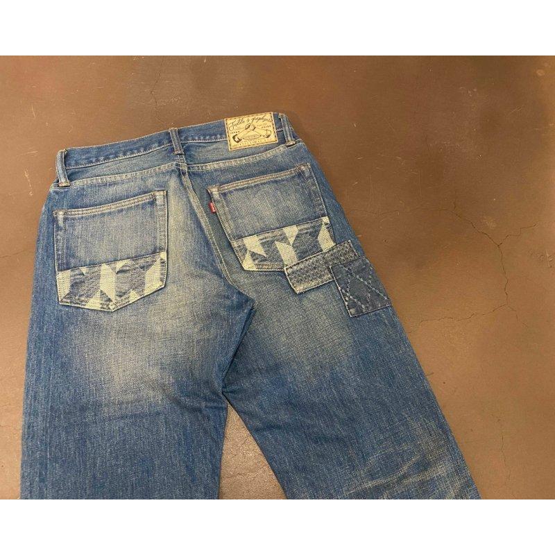 graphzero GZ-PWD5P 15oz リメイクジーンズ パッチワーク GZ-PWD5P 15oz リメイクジーンズ パッチワーク - 倉敷美観地区