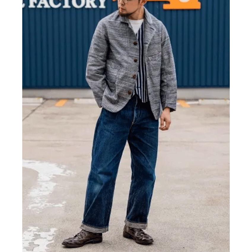 graphzero デニムジャケット 濃紺 graphzero graphzero(グラフゼロ) 15oz セルビッチ デニム