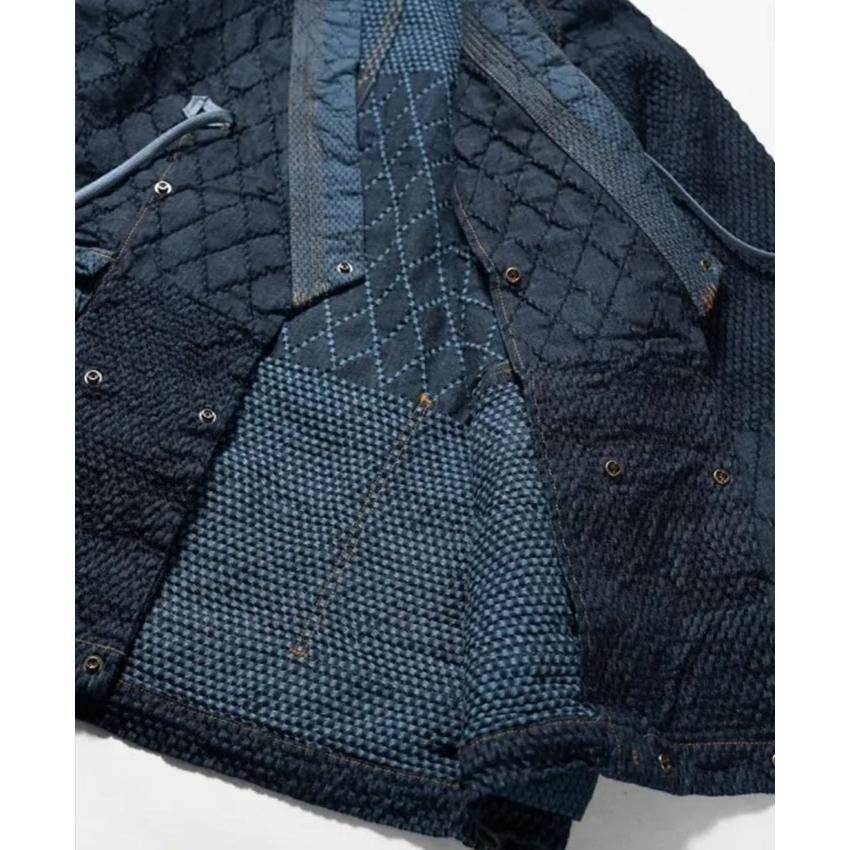 graphzero（グラフゼロ） 作務衣 ジャケット 剣道デニム 11oz ブルー