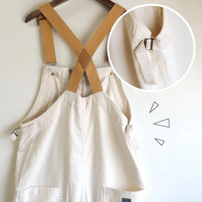 graphzero　デッキビブ オーバーオール 10オンス　生成り色 graphzero デッキビブ オーバーオール 10オンス 生成り色