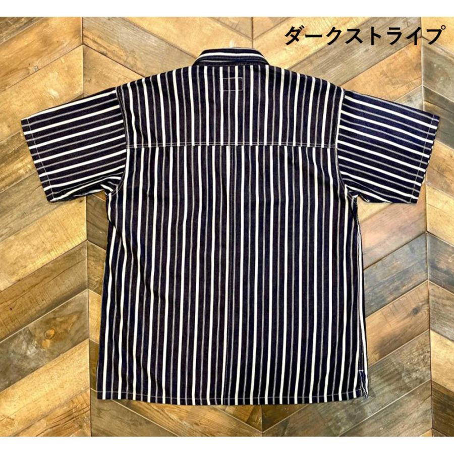 graphzero（グラフゼロ） フィッシング ZIPS/Sシャツ ダークストライプ