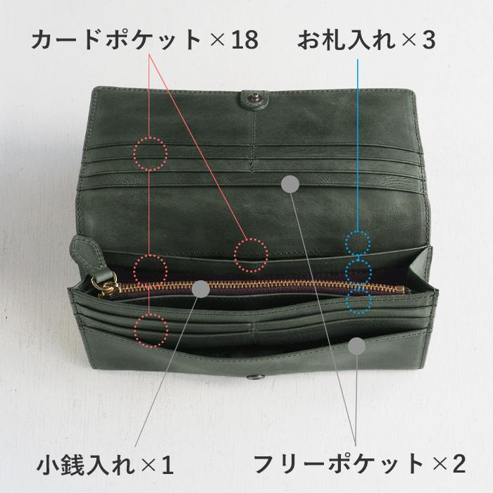 glart (グラート) ステンドグラス アンティークドア ロングウォレット