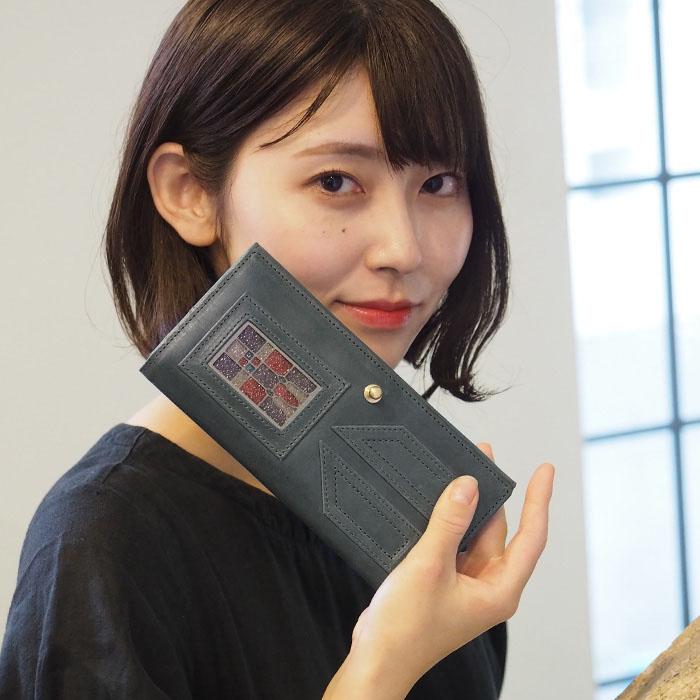 glart (グラート) ステンドグラス アンティークドア ロングウォレット