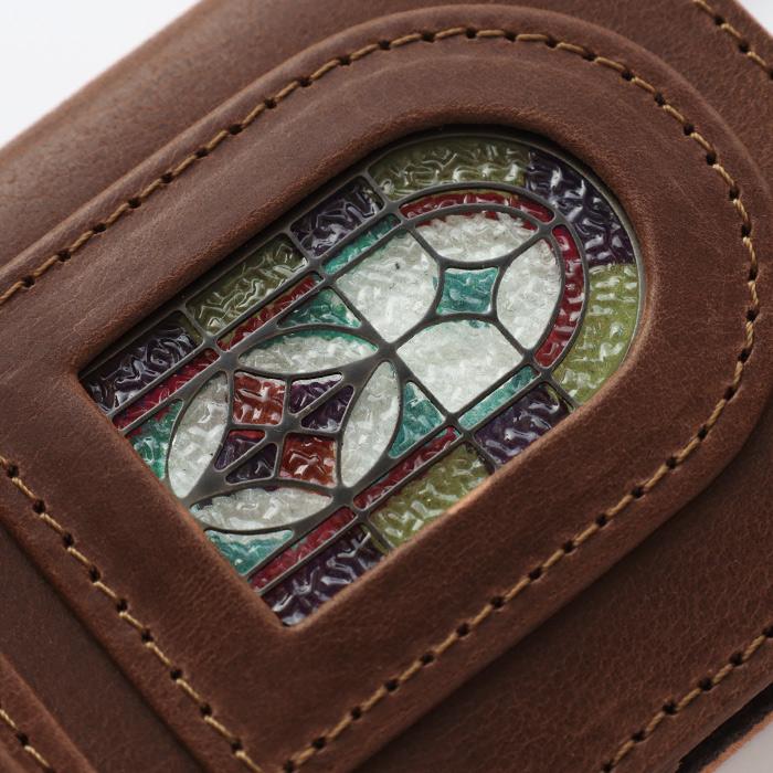 glart (グラート) パスケース ステンドグラス アンティークドア