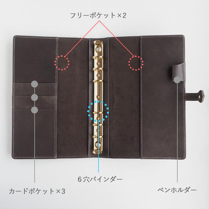 glart (グラート) バイブル システム手帳カバー ステンドグラス