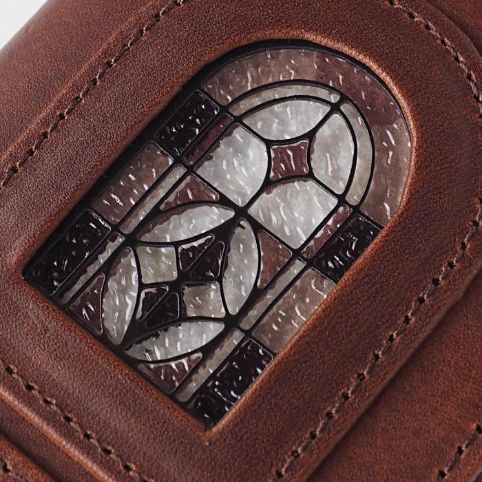 glart (グラート) ステンドグラス アンティークドア 名刺入れ