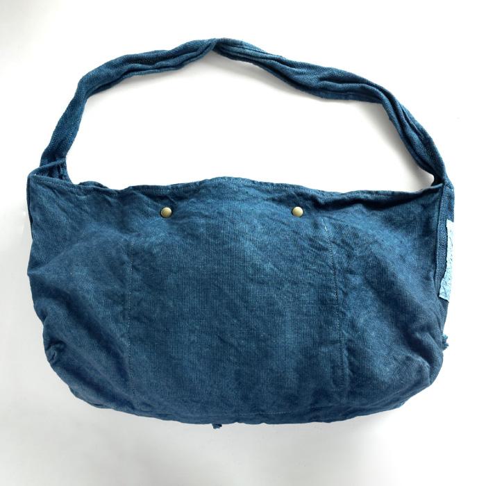 haru nomura 草木染め作家・野村春花 天然染めリネンバッグ “旅する