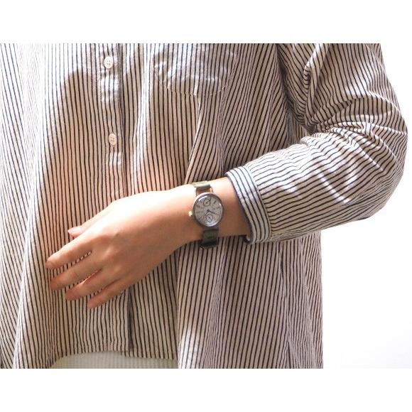 【新品】ipsilon ハンドメイド 腕時計 ブラウン ipsilon（イプシロン） 時計作家・ヤマダヨウコ 手作り腕時計