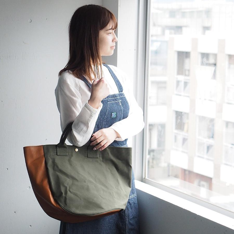 REAL STANDARD life 倉敷帆布9号 姫路レザー トートバッグ “BC Luton