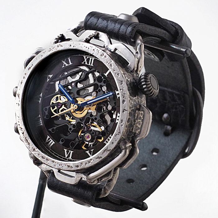 キノ KINO（キノ） 手作り腕時計 自動巻き 裏スケルトン キノ