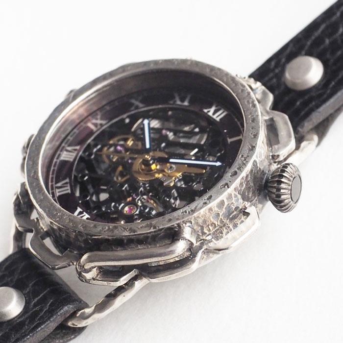キノ KINO（キノ） 手作り腕時計 自動巻き 裏スケルトン キノパンク