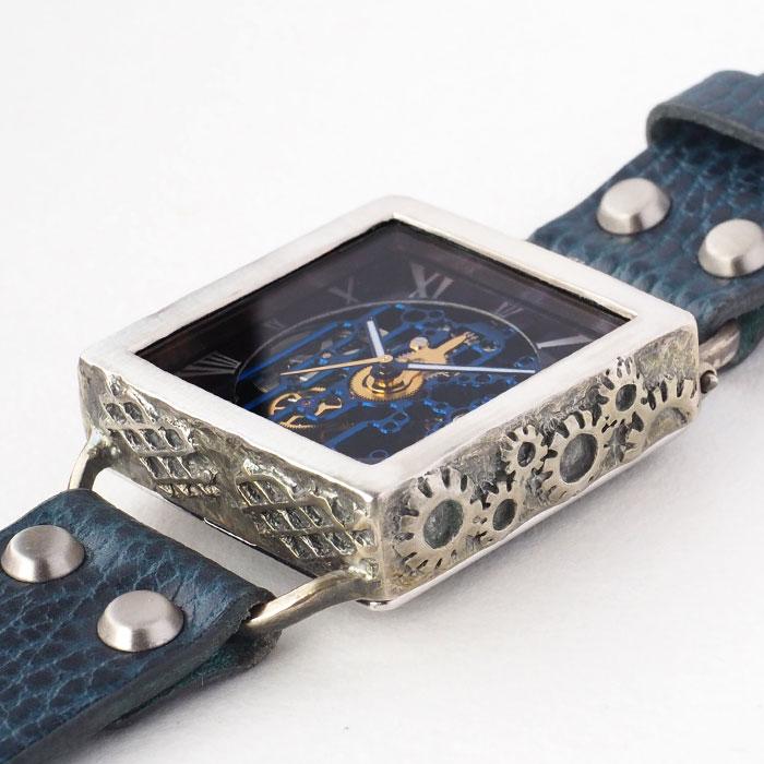 キノ KINO（キノ） 手作り 腕時計 自動巻き 裏スケルトン