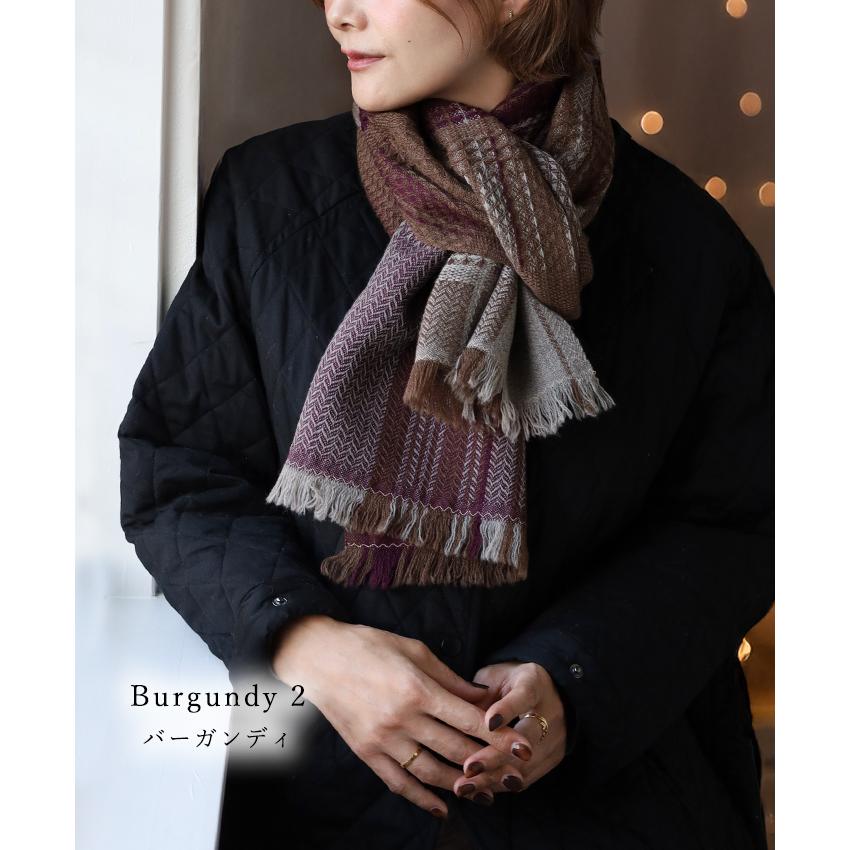 kobooriza 工房織座 KAWARI ウールマフラーzero かわり織りマフラー