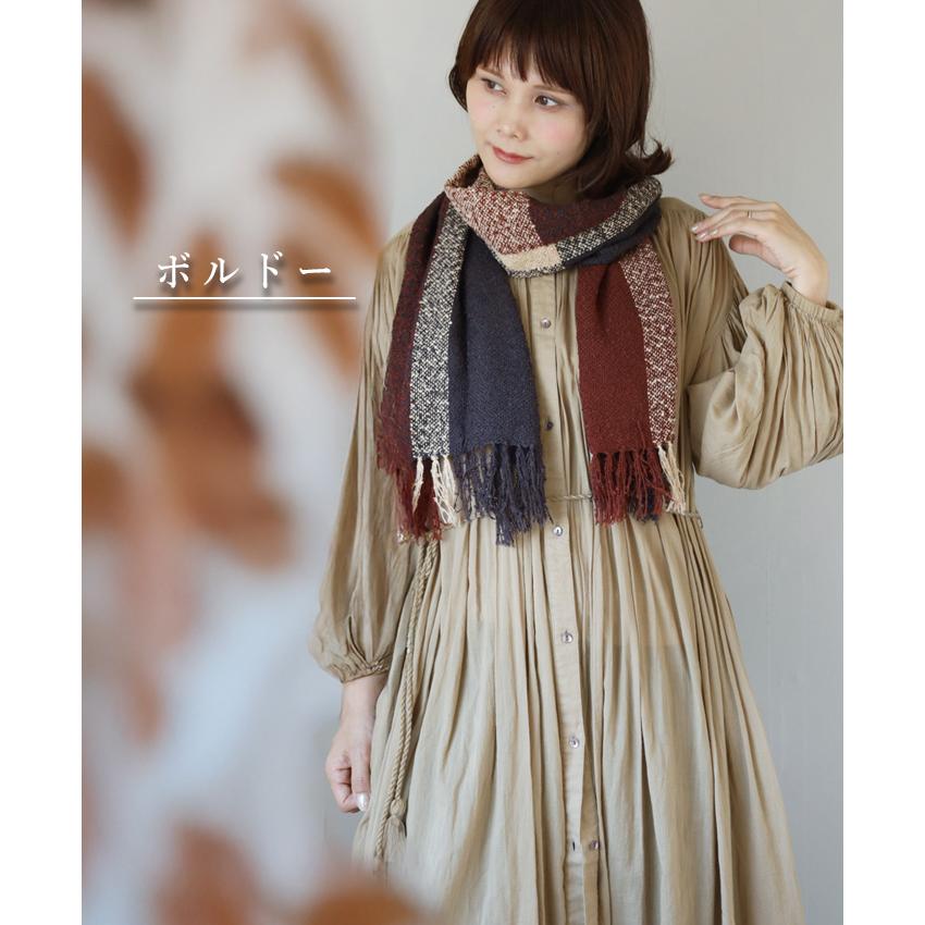 kobooriza 工房織座 LOOP コットンマフラー レディース メンズ / 愛媛