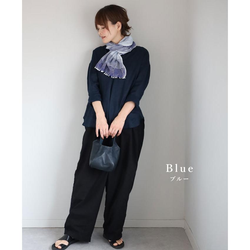 工房織座（kobo oriza） YURAGI シルクコットン ショート マフラー