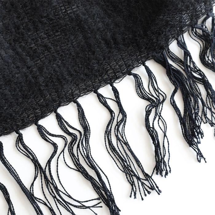 kobooriza 工房織座 モヘヤ シルク ストール よろけ織り レディース