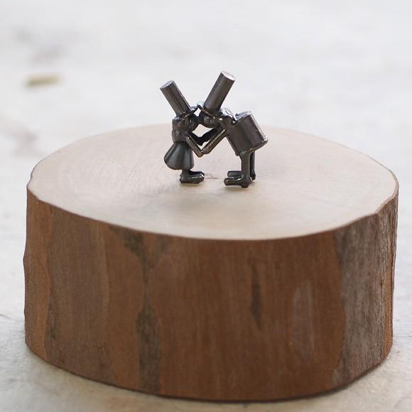 ＊最終価格＊ブロンズ造形作家　コイズミタダシさん　コビトのオブジェ　まとめて ブロンズ造形作家・コイズミタダシ コビトのオブジェ 「Sweet November
