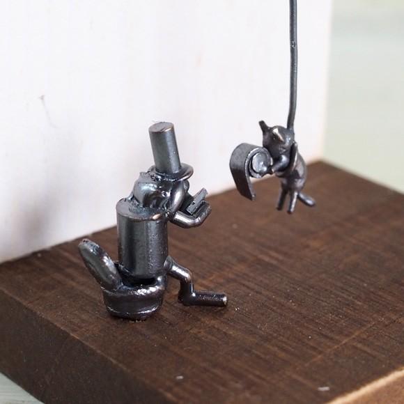 ブロンズ造形作家・コイズミタダシ コビトのオブジェ 「パスミー