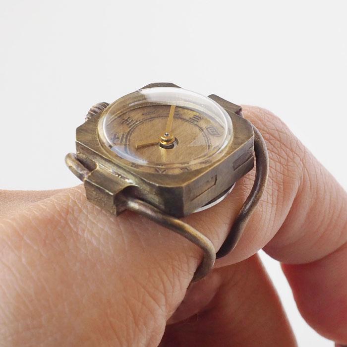 bucherer リングウォッチ　手巻き　時計　指輪 ブッフェラー BUCHERER 指輪時計 手巻き ロレックス代理店モデル