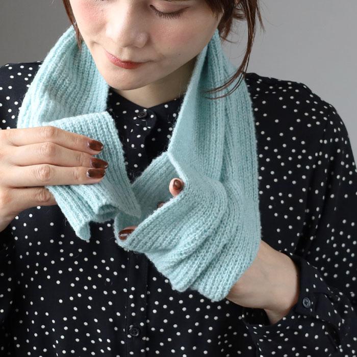 【未使用品】MUFFLER, WOOL-KNIT NAVY Maison MIHARA YASUHIRO ONLINE STORE（ミハラヤスヒロ