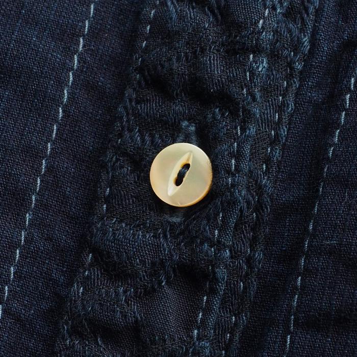 graphzero（グラフゼロ） プリーテッドワンピース インディゴ