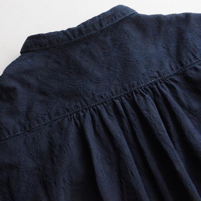 graphzero（グラフゼロ） プリーテッドワンピース インディゴ