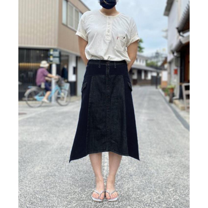 graphzero（グラフゼロ）デニムスカート graphzero graphzero(グラフゼロ) スウィッチングフレアスカート