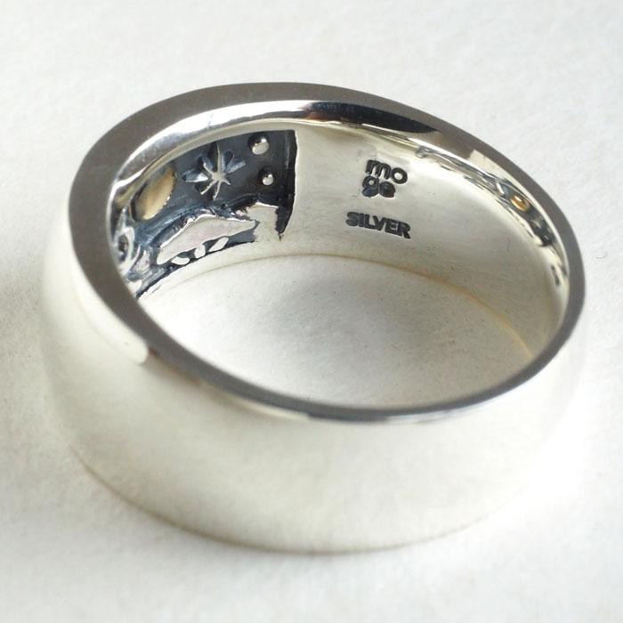 moge(モゲ) シルバーアクセサリー 同じ月を見てた―アフリカゾウ 
