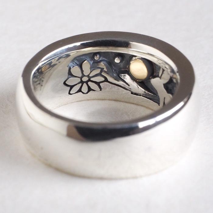 moge(モゲ) シルバーアクセサリー 同じ月を見てた―ウサギ― シルバー