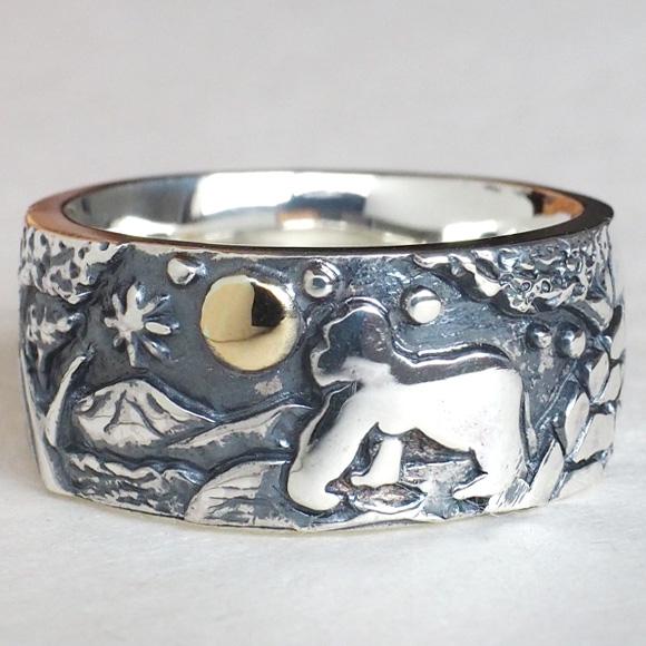 ゴリラ シルバー 925 リング ゴリラリング－ごりらリング silver925 福岡オリジナルシルバー