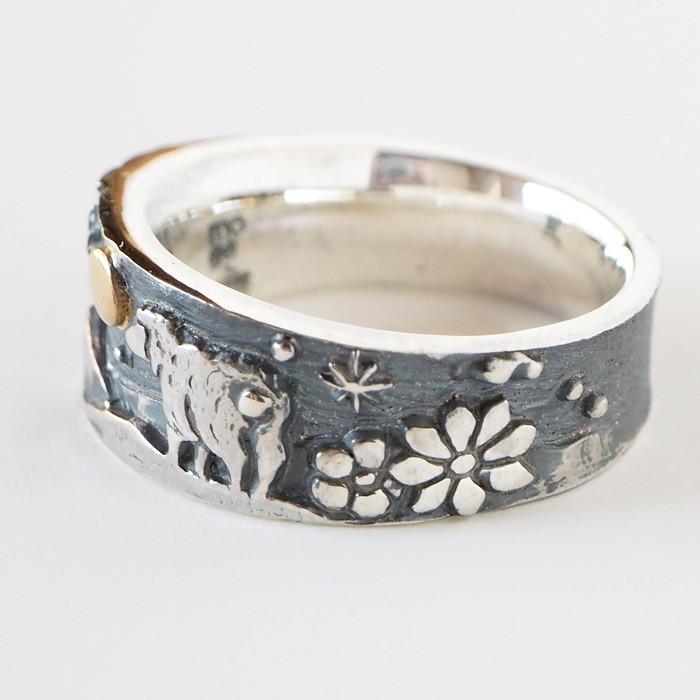 moge（モゲ） 手作りシルバーアクセサリー 月の絆 −羊− シルバー