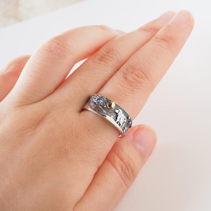 Moge モゲ 手作りシルバーアクセサリー 月の絆 羊 シルバーリング 8mm Mo R 074 クラフトカフェ ヤフー店 通販 Yahoo ショッピング