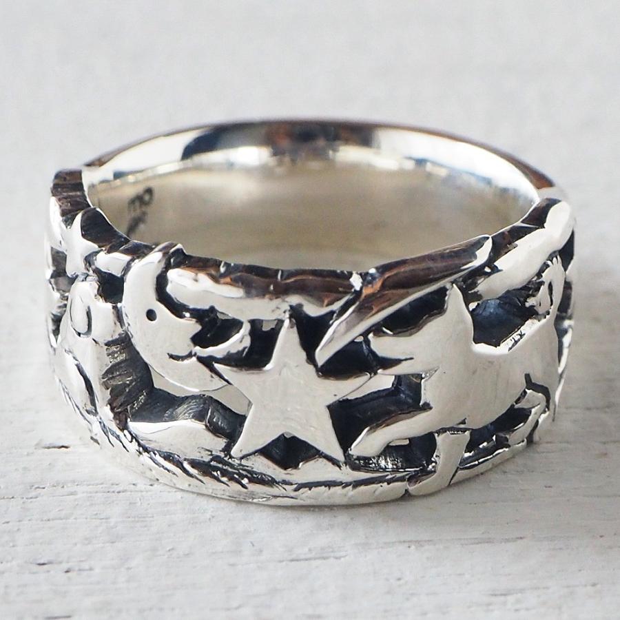 Moge モゲ 手作りシルバーアクセサリー 流れ星とワンコ シルバーリング 10 5mm Mo R 077 クラフトカフェ ヤフー店 通販 Yahoo ショッピング