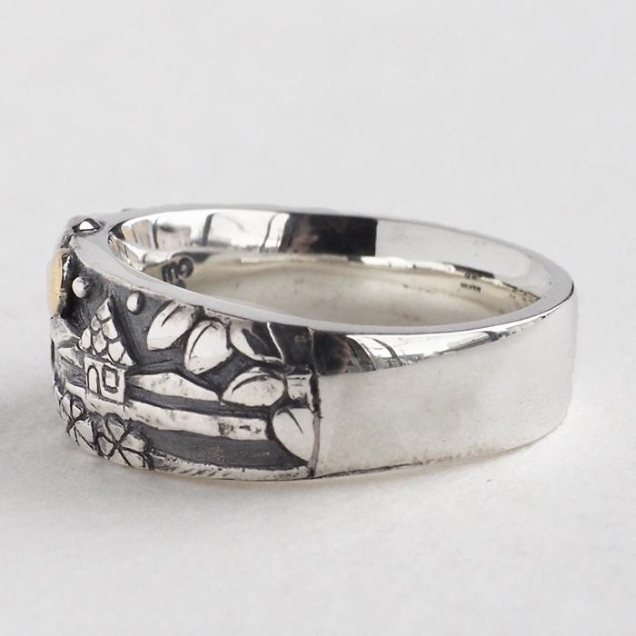 moge（モゲ） 手作りシルバーアクセサリー あの空の下−セキセイインコ