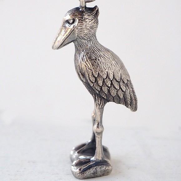 marship（マーシップ） 手作りアクセサリー ハシビロコウの仁王立ち