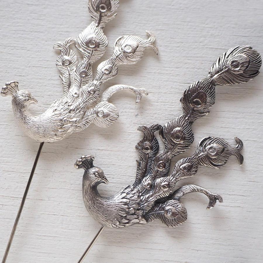 北欧ヴィンテージブローチ◇シルバーブローチ◇バード◇鳥◇孔雀◇ピーコック 北欧ヴィンテージブローチ◇シルバーブローチ◇バード◇鳥◇孔雀