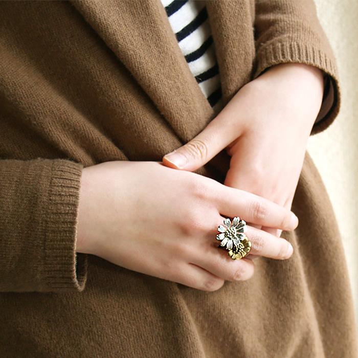 断捨離　指輪 アンティーク？　ビンテージ？　美品　レディース　ミク リング 大きめ リング アンティーク ビンテージ 丸 四角 楕円