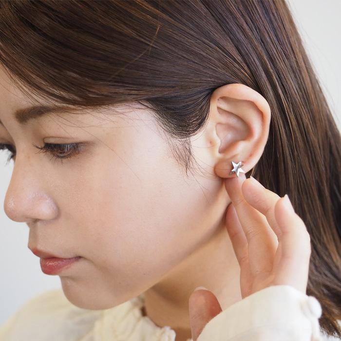 sasakihitomi(ササキヒトミ) お星さまシングルピアス シルバー925 片耳