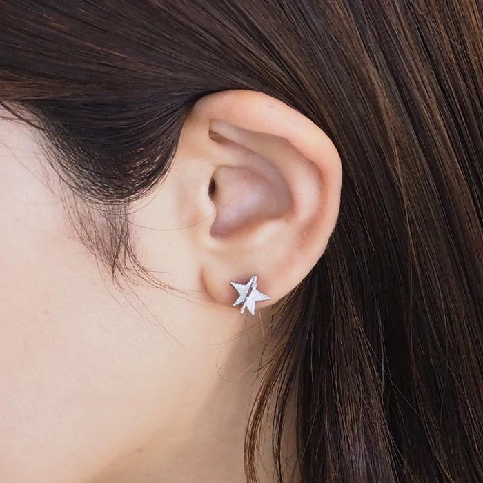 sasakihitomi(ササキヒトミ) お星さまピアス シルバー925 両耳